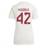 Camisa de Futebol Bayern Munich Jamal Musiala #42 Equipamento Alternativo Mulheres 2023-24 Manga Curta